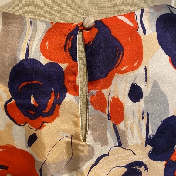 Isabelle Sinclair Floral Silk Dress for Anthropologie - Picture 4 of 9